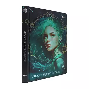 MYART Блокнот Знаки зодиака "Дева", А5, без разметки