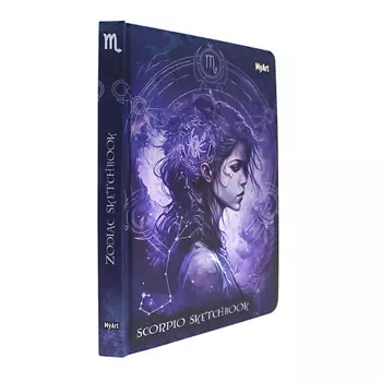 MYART Блокнот Знаки зодиака "Скорпион", А5, без разметки