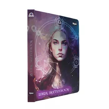 MYART Блокнот-скетчбук Знаки зодиака "Весы", без разметки, А5