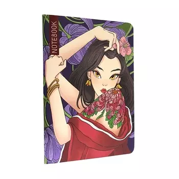 MYART Блокнот в линию Body Art. Цветы