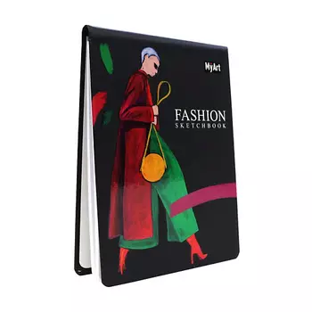 MYART Блокнот Fashion "Модель с сумкой", А5, без разметки