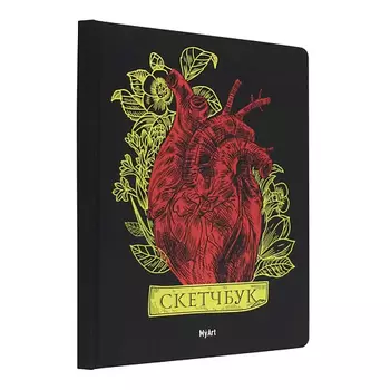MYART Скетчбук Золотой, А4