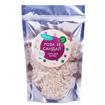 МЫЛОВАРОВ Ароматизирующая соль для ванн "Роза и сандал" 400.0