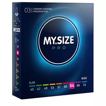 MYSIZE Презервативы ультратонкие, размер 64 3.0