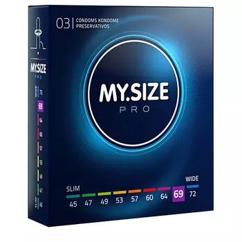 MYSIZE Презервативы ультратонкие, размер 69 3.0