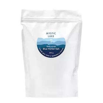 MYSTIC LAKE Скраб для тела с травами и солью Blue Herbal Salt 200
