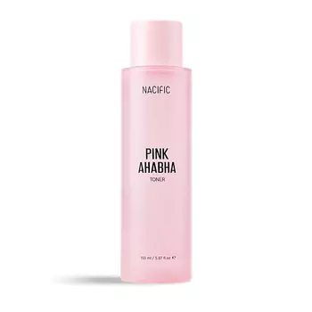 NACIFIC Тонер отшелушивающий с экстрактом арбуза и AHA/BHA кислотами Pink AhaBha Toner