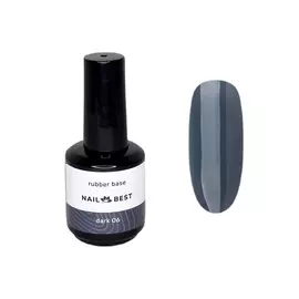 NAIL BEST Base Dark Rubber №06 темная каучуковая база