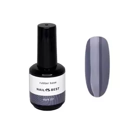 NAIL BEST Base Dark Rubber №07 темная каучуковая база