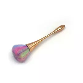 NAIL BEST Кисть-сметка на длинной ручке розовое золото