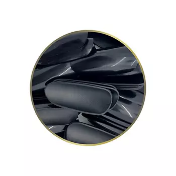 NAIL CLUB Типсы для дизайна ногтей, цвет черный