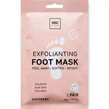 NAME SKIN CARE PROFESSIONAL Отшелушивающая маска-носочки для ног