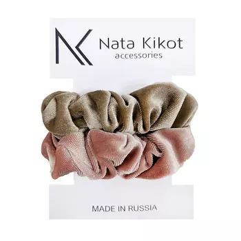 NATA KIKOT Набор бархатных резинок 2 шт