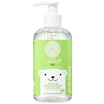 NATURA SIBERICA Детский бессульфатный шампунь-гель "Без слез" 2-в-1 для самых маленьких Little Siberica