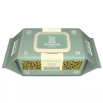 NATURE LOVE MERE Влажные салфетки Mung Bean 20.0