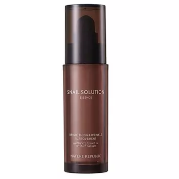 NATURE REPUBLIC Эссенция для лица с муцином улитки Snail Solution Essence