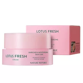 NATURE REPUBLIC Крем для лица с экстрактом лотоса Lotus Renew Cream