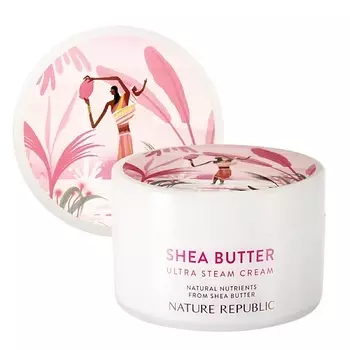 NATURE REPUBLIC Крем для лица ультраувлажняющий на основе масла ши Shea Butter Steam Cream Ultra