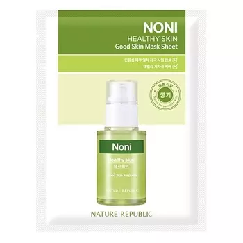 NATURE REPUBLIC Маска для лица тканевая с экстрактом нони Mask Sheet Noni