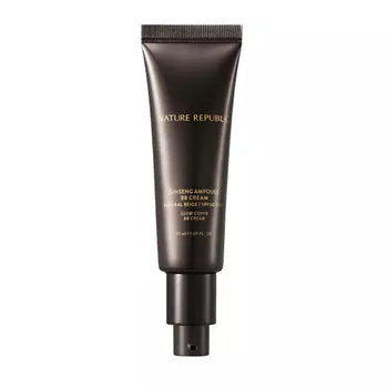 NATURE REPUBLIC Тональный крем для лица с экстрактом женьшеня GINSENG AMPOULE BB CREAM