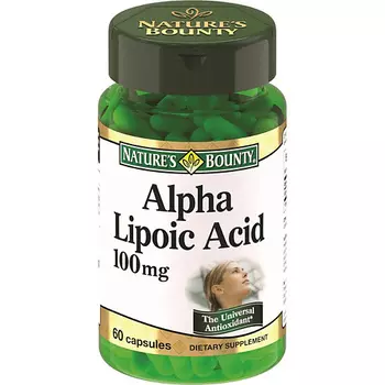 NATURE'S BOUNTY Альфа-липоевая кислота 100 мг