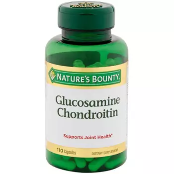 NATURE'S BOUNTY Глюкозамин-Хондроитин 757 мг 110шт
