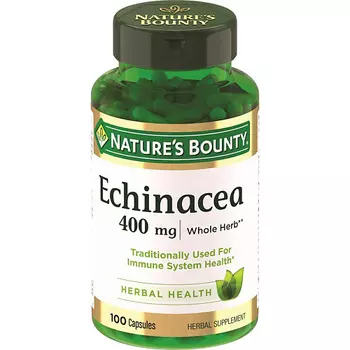 NATURE'S BOUNTY Эхинацея натуральная 400 мг