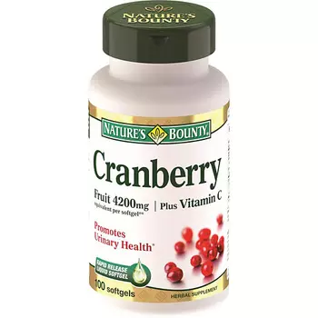 NATURE'S BOUNTY Концентрат ягод клюквы с витамином С