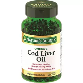 NATURE'S BOUNTY Жир печени норвежской трески
