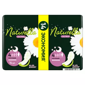 NATURELLA Ультра Найт ДУО Ромашка 14.0