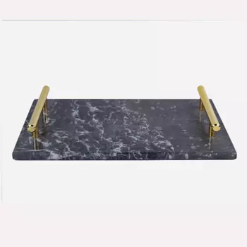 НАТУРКАМЕНЬ Поднос декоративный мраморный на кухню