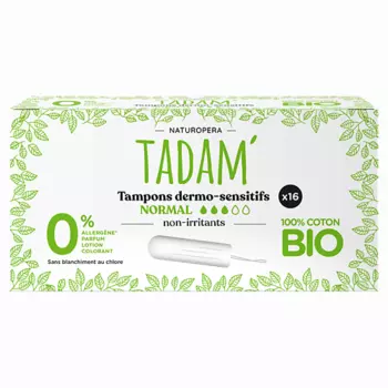NATUROPERATADAM Тампоны Normal органические, биоразлагаемые 16.0