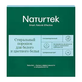 NATURTEK ЭКО Концентрированный универсальный порошок для стирки белого и цветного белья 1000