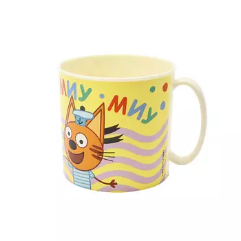 ND PLAY Кружка пластиковая "Три Кота" Миу-миу-миу