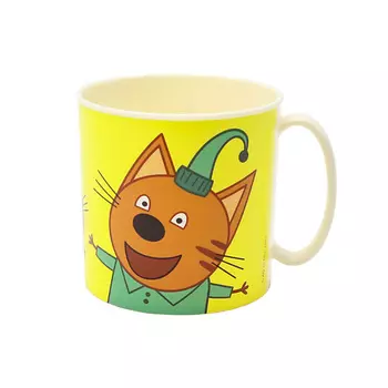 ND PLAY Кружка пластиковая "Три Кота" Желтая