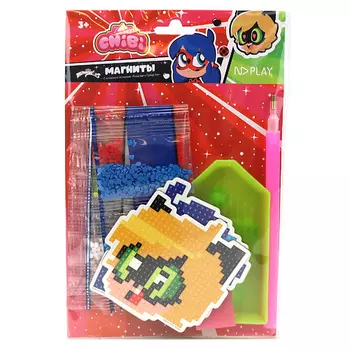 ND PLAY Магниты с алмазной мозаикой «Леди Баг и Супер Кот»