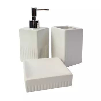 ND PLAY Набор для ванной Cube (диспенсер,стакан,мыльница)