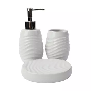 ND PLAY Набор для ванной Wave (диспенсер,стакан,мыльница)