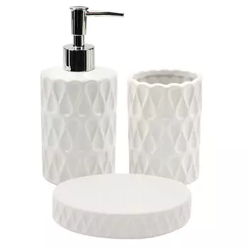 ND PLAY Набор для ванны "Agate" (диспенсер, стакан, мыльница)