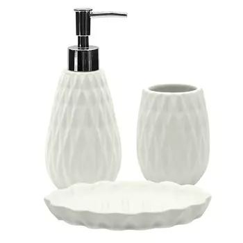 ND PLAY Набор для ванны "Jade" (диспенсер, стакан, мыльница)