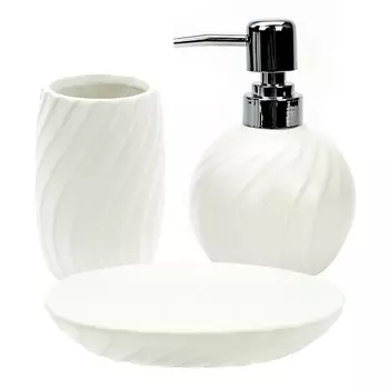 ND PLAY Набор для ванны «Sphere» (диспенсер, стакан, мыльница)