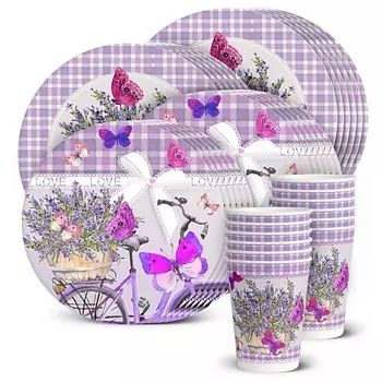 ND PLAY Набор посуды для праздника Лаванда