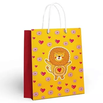 ND PLAY Пакет подарочный Львенок