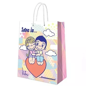 ND PLAY Пакет подарочный Love is