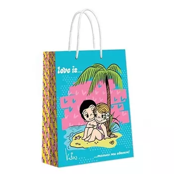 ND PLAY Пакет подарочный Love is