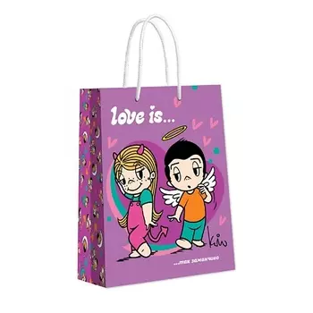 ND PLAY Пакет подарочный Love is