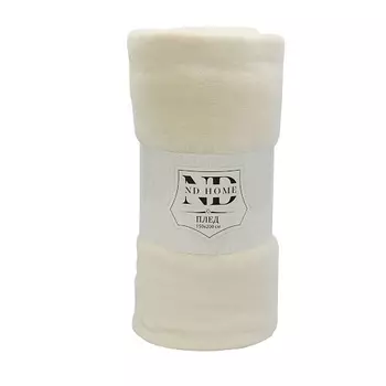 ND PLAY Плед велсофт "Велюр кремосо", 100% полиэстер 150*200 см