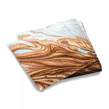 ND PLAY Салфетки бумажные трехслойные Смола серая, 33*33 см