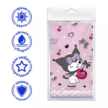 ND PLAY Скатерть Kuromi "Любимая вишенка", 120*180 см