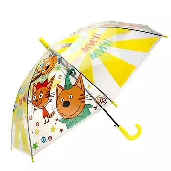 ND PLAY Зонт для детей "Три Кота", полуавтоматический